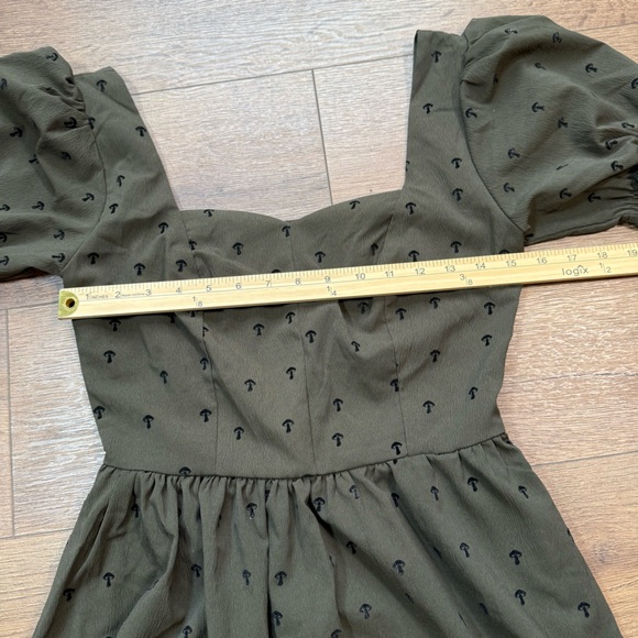 DISTURBIA green mushroom mini dress - Picture 10 of 11